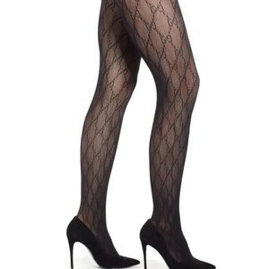 Brand New Authentic Gucci GG logo tights- Medium